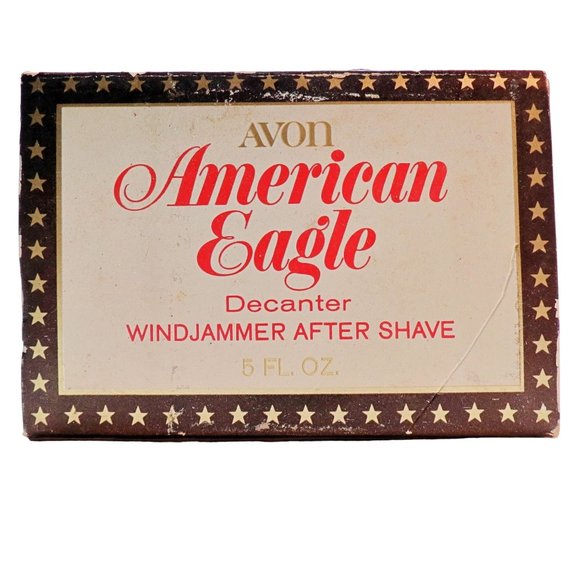Vintage Men's Avon Aftershave EAGLE  Windjammer Full Mint Condition Original Box - Picture 3 of 4